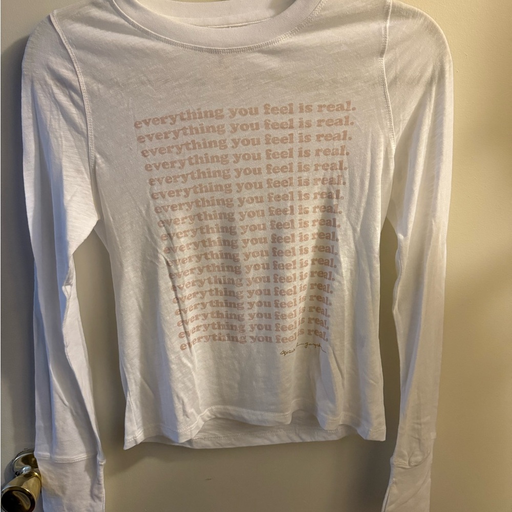 Spiritual Gangster White Long Sleeve Tee